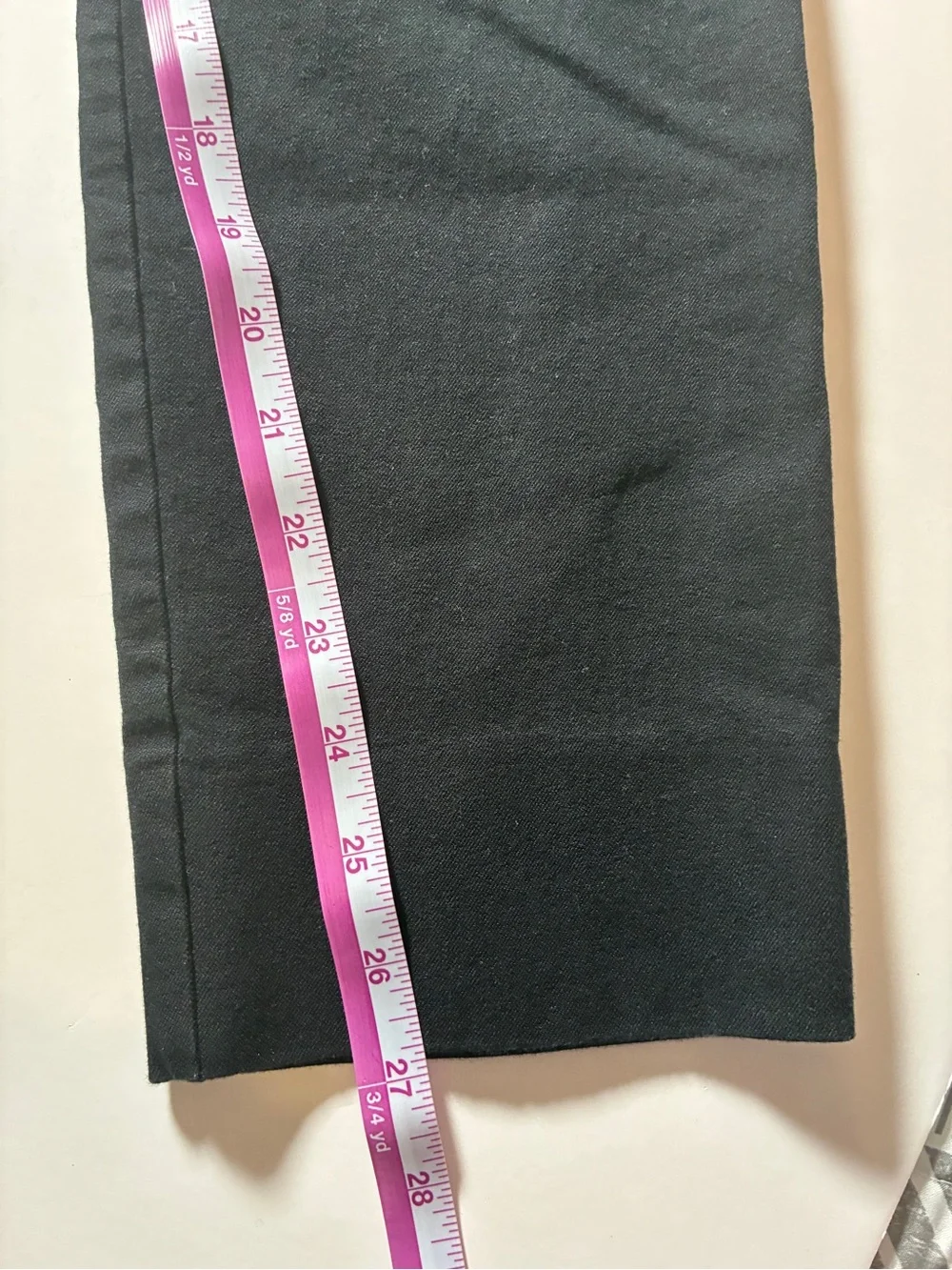 Lilly Pulitzer Black Straight-Leg Pants with Pink Waist Accent